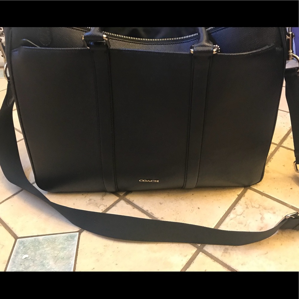 Coach over the shoulder computer bag